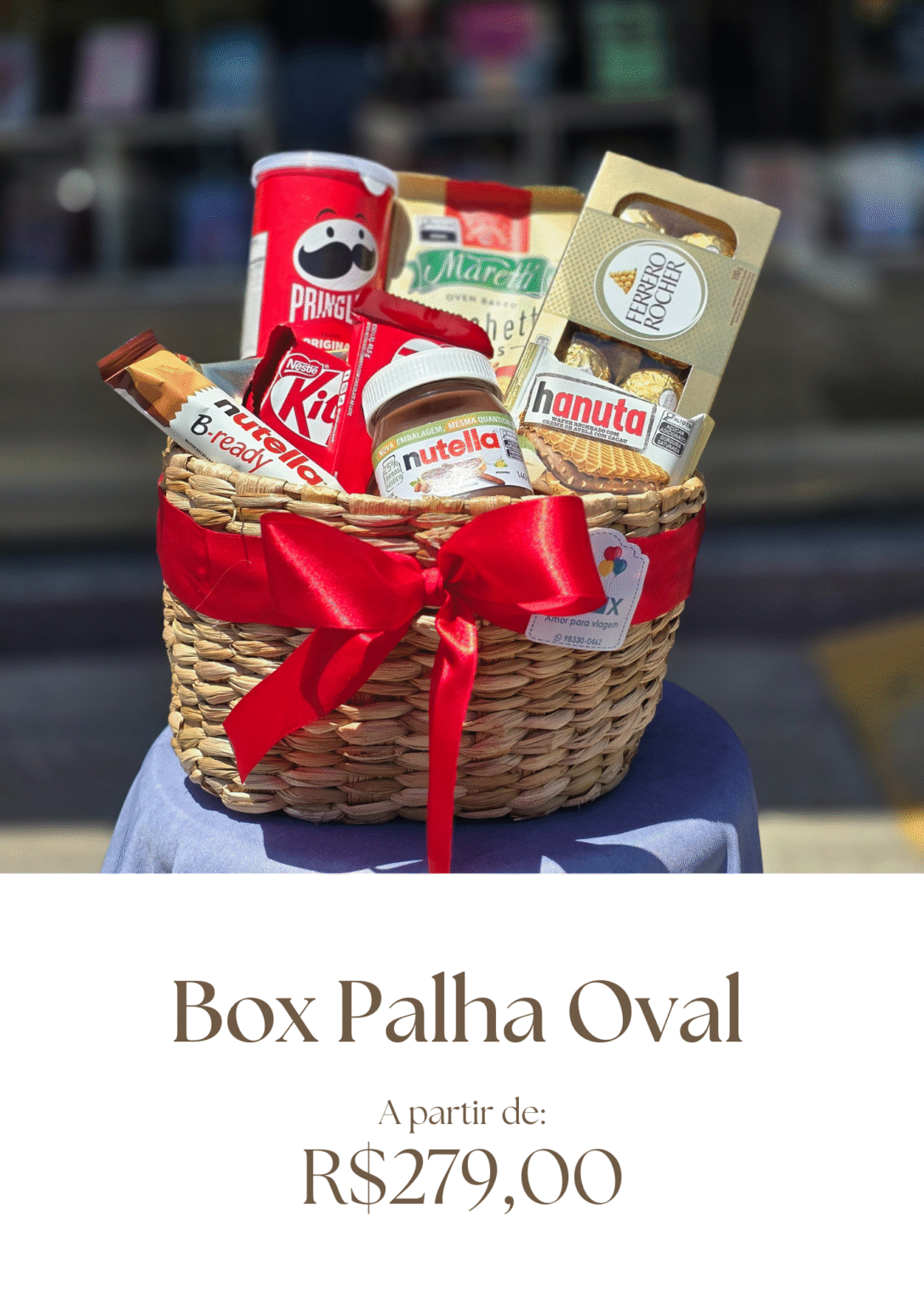 Box Palha Oval