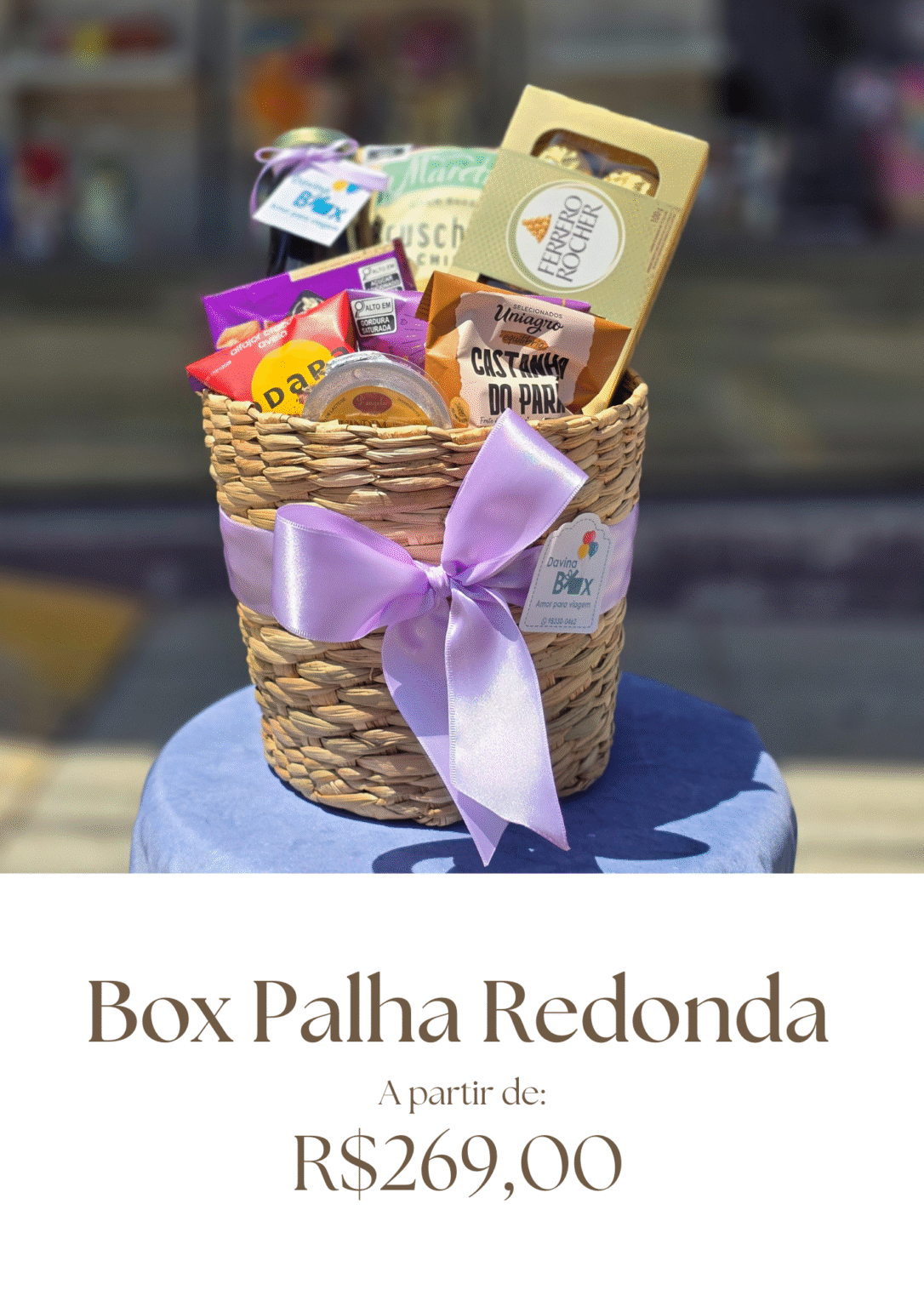 Box Palha Redonda